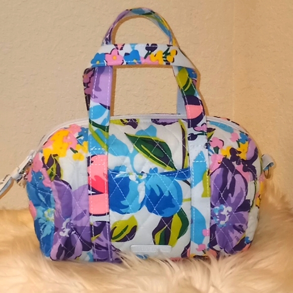 Vera Bradley Marian Floral Mini Satchel Crossbody Bag - Picture 6 of 14